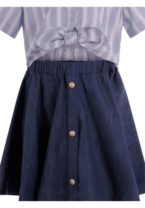 Abito a righe BALMAIN KIDS | BY1C71 P0588625BC